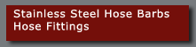 Stainless Steel Hose Barbs Hose Fittings